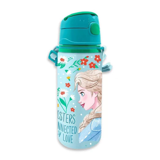 Picture of Disney Frozen Enchanted Aluminium Bottle with Strap 600ml